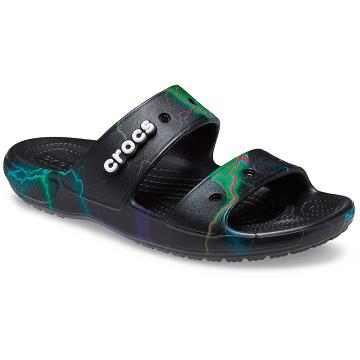 Crocs Classic Out of this World Szandál Női Fekete | HU 0547QMAZ